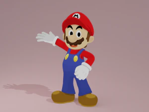 Mario and Luigi 3D Model
