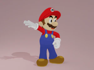 Mario and Luigi 3D Model