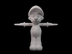 Mario and Luigi 3D Model