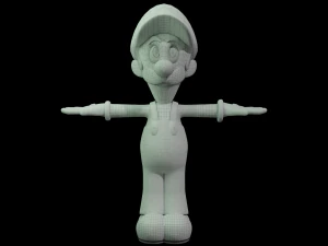 Mario and Luigi 3D Model