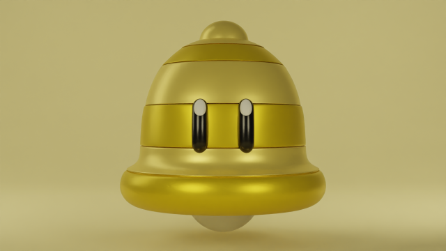Super Bell Mario Modelo 3D .c4d .max .obj .3ds .fbx .stl .blend 