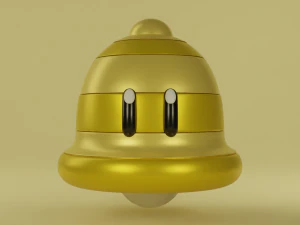Super Campana Mario Modello 3D