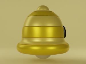 Super Bell Mario Modelo 3D