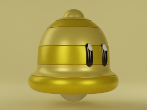 Super Bell Mario Modelo 3D