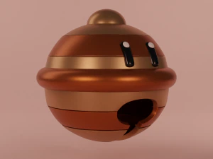 Lucky Bell Mario 3D Model