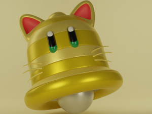 Giga Bell Mario 3D Model