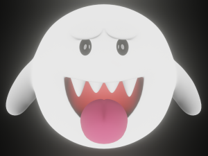 Boo Mario 3D Model
