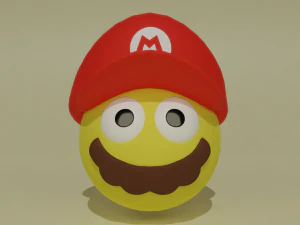 EmojiMario Modello 3D