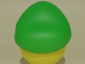 Emoji Luigi Model 3D