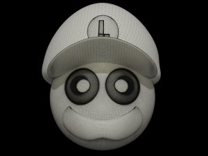 Emoji Luigi Model 3D