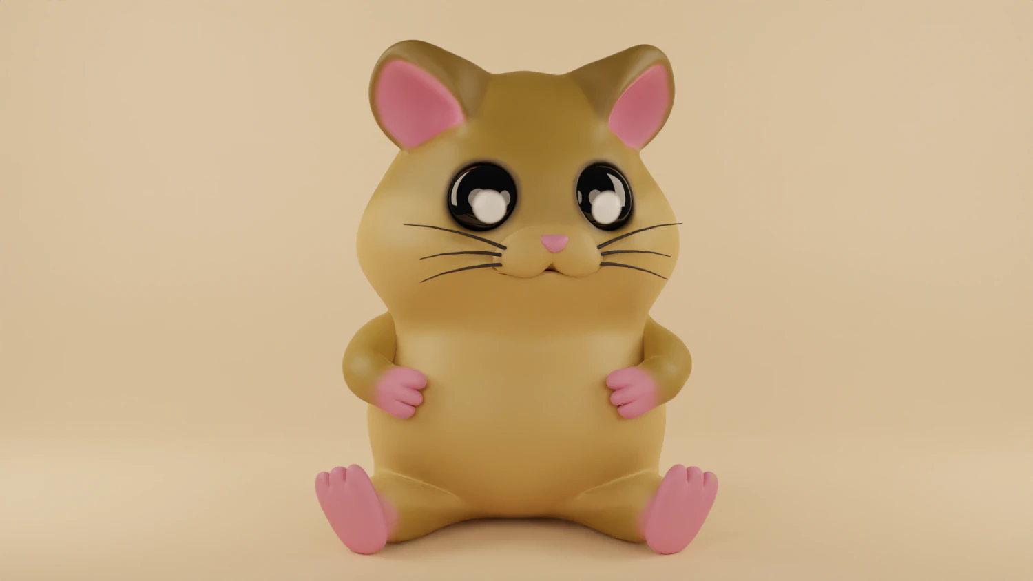 Hamster Modelo 3D .c4d .max .obj .3ds .fbx .stl .blend 