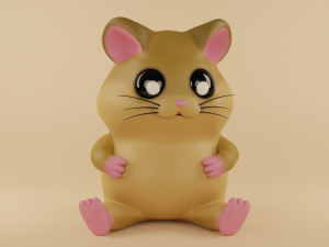 Hamster 3D Model