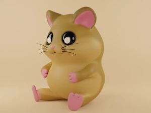 Hamster Modelo 3D