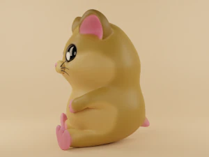 Hamster Modelo 3D