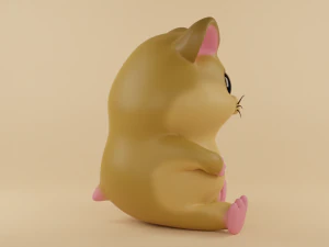 Hamster Modelo 3D