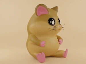 Hamster Modelo 3D