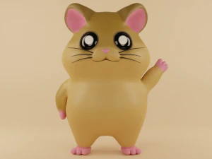 Hamster Modelo 3D