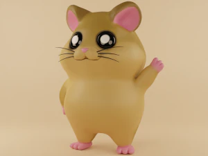 Hamster Modelo 3D