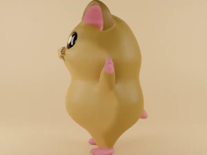 Hamster Modelo 3D