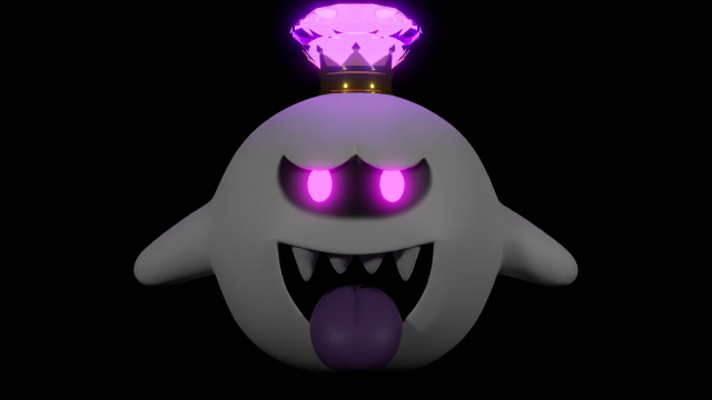 King Boo Modello 3D .c4d .max .obj .3ds .fbx .stl .blend 