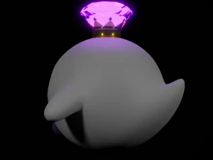 King Boo 3D Model