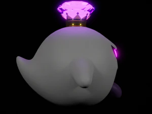 King Boo 3D Model
