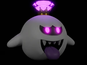 King Boo 3D Model