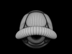 Shells and Blue shell spiny shell 3D Model