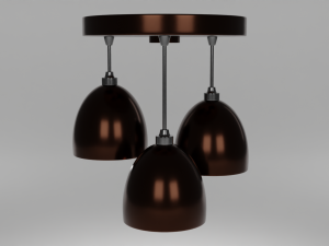 Furniture set Sofa and lights 3D Model
