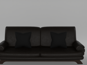 Furniture set Sofa and lights 3D Model