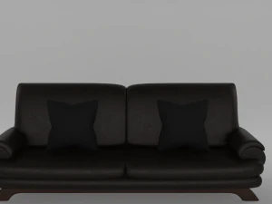 Furniture set Sofa and lights 3D Model