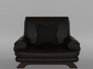 Furniture set Sofa and lights 3D Model
