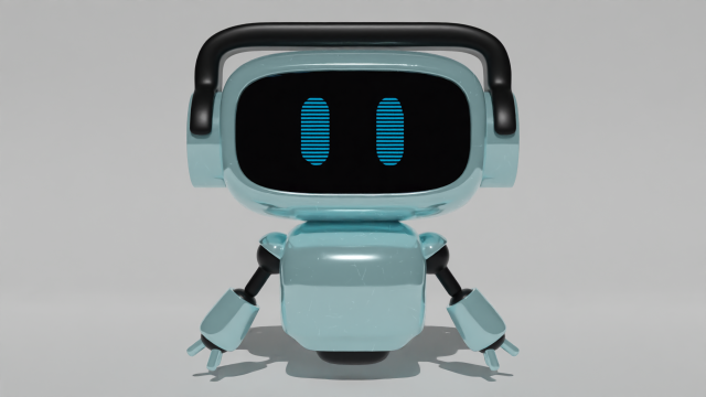 Robot 3D-Modell .c4d .max .obj .3ds .fbx .stl .blend 