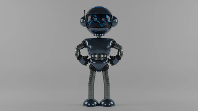 Robot 3D Model .c4d .max .obj .3ds .fbx .stl .blend