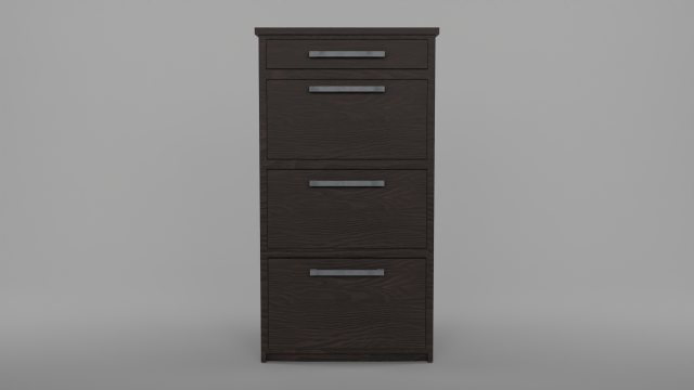 Furniture Drawer 3D Model .c4d .max .obj .3ds .fbx .stl .blend 