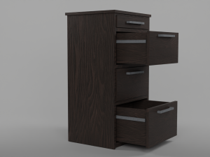 Furniture Drawer 3D Model