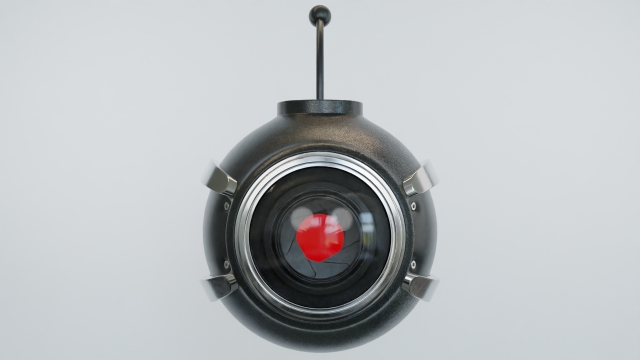 Robot 3D Model .c4d .max .obj .3ds .fbx .stl .blend 
