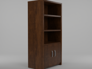 Furniture Bookcase Modelo 3D