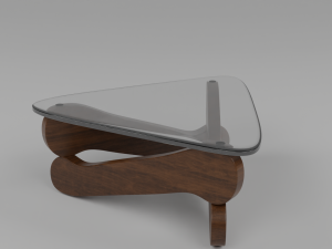 Furniture table with glass 3Dモデル
