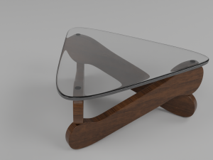 Furniture table with glass 3Dモデル