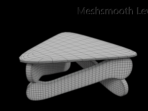 Furniture table with glass 3Dモデル