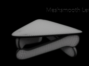 Furniture table with glass 3Dモデル