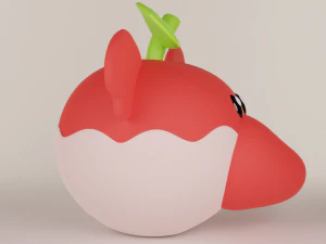 Elephant Apple Super Mario Wonder 3D Model