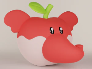 Elephant Apple Super Mario Wonder 3D Model