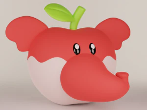 Elephant Apple Super Mario Wonder 3D Model