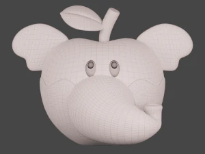 Elephant Apple Super Mario Wonder 3D Model