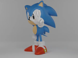 Classic Sonic 3D Model
