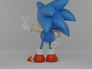 Classic Sonic 3Dモデル