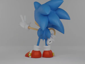 Classic Sonic 3D Model