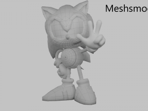 Classic Sonic 3Dモデル